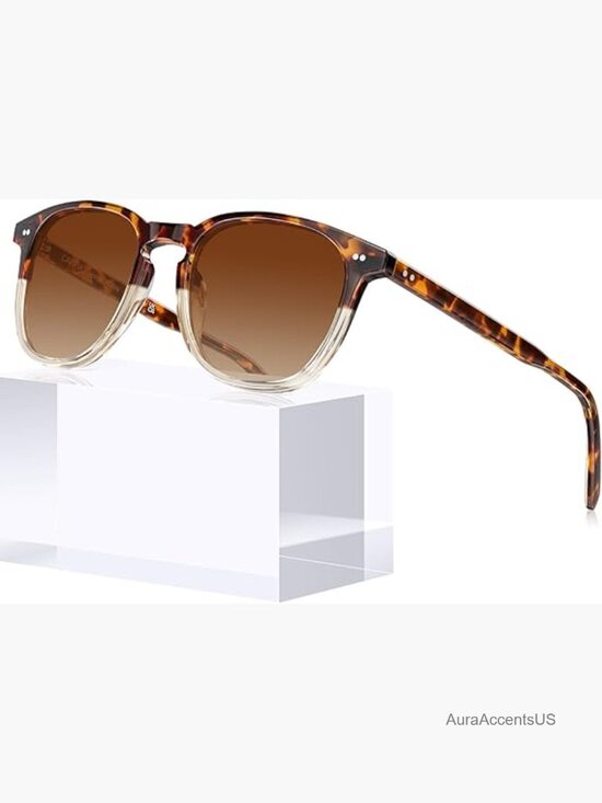 Retro Polarized Sunglasses for Women Small Medium Face UV Protection main image 7
